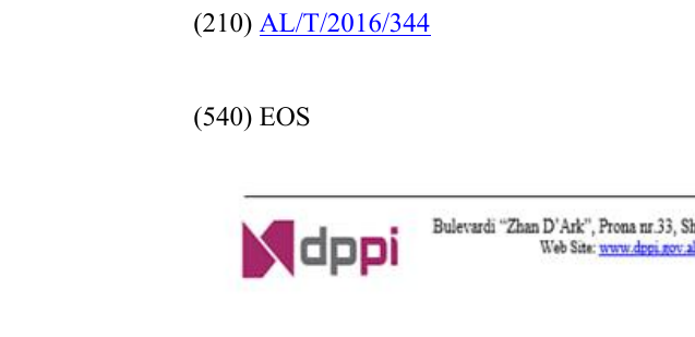 Zëri i markës EOS në buletin