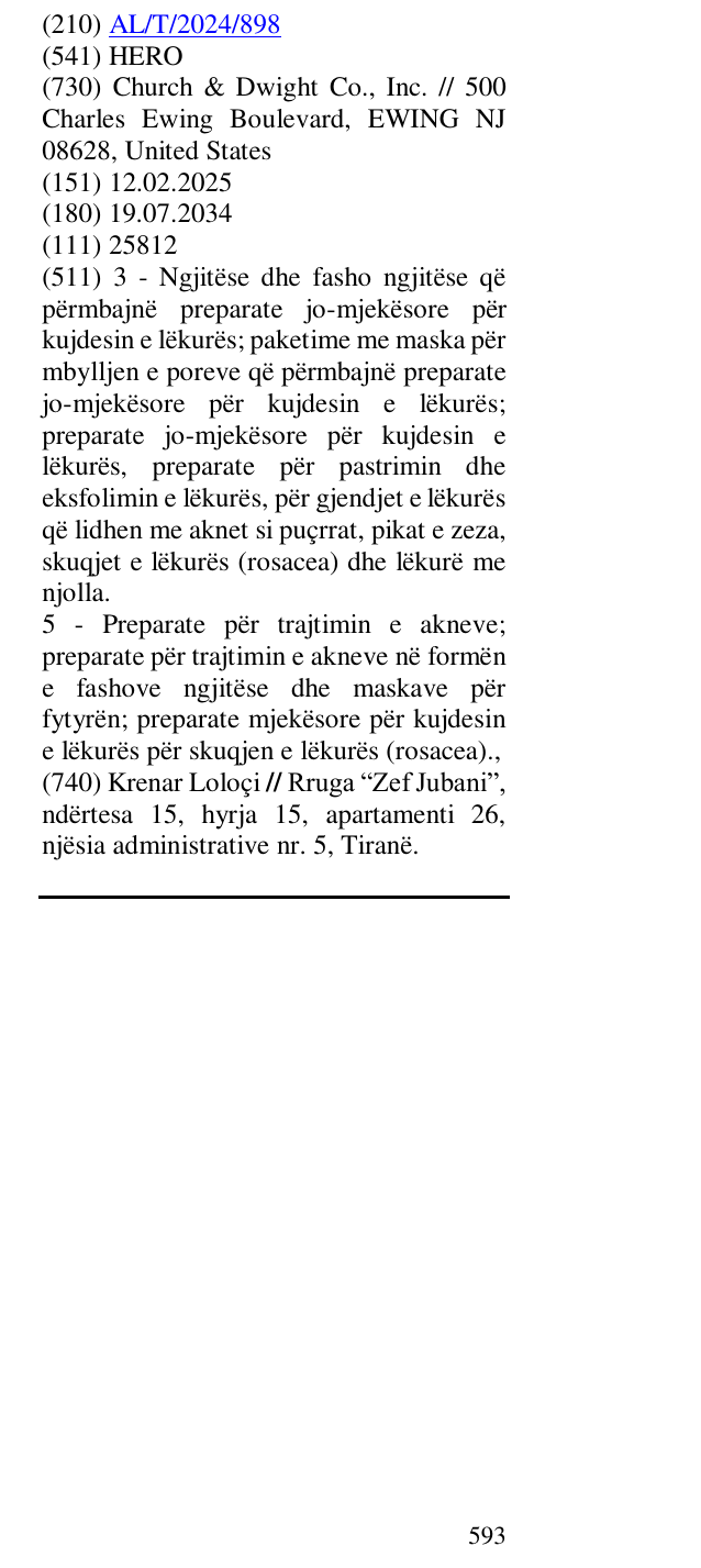 Zëri i markës HERO në buletin