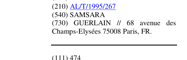 Zëri i markës SAMSARA në buletin