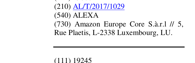 Zëri i markës ALEXA në buletin