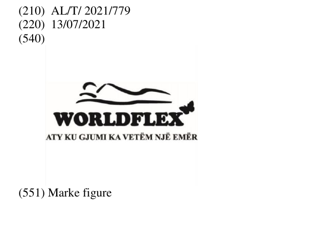 Zëri i markës WORLDFLEX ATY KU GJUMI KA VETËM NJË EMËR në buletin