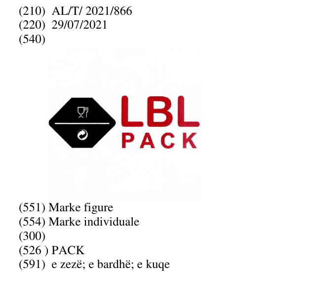 Zëri i markës PACK në buletin