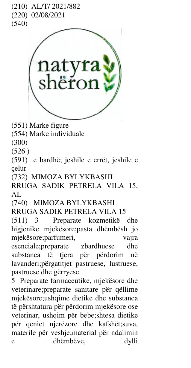 Zëri i markës natyra shëron në buletin