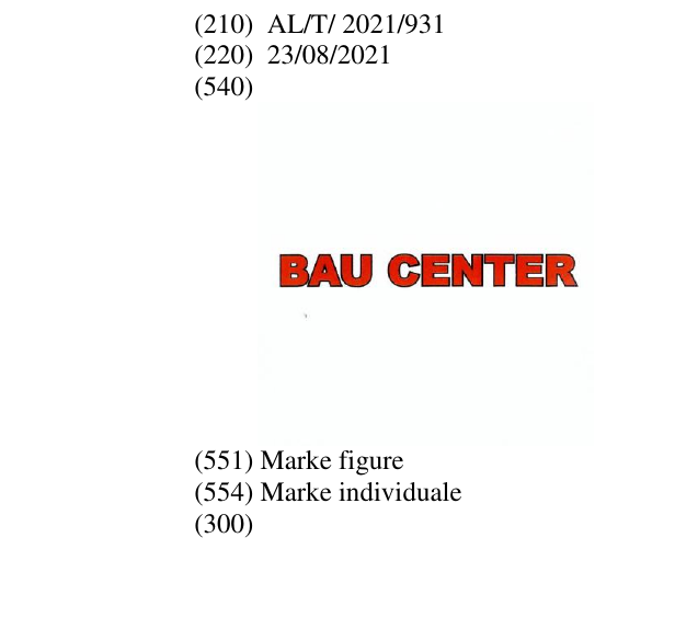Zëri i markës CENTER në buletin