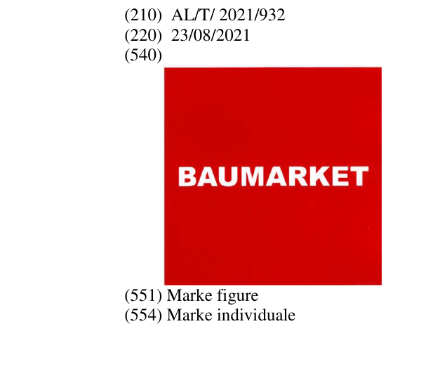 Zëri i markës MARKET në buletin