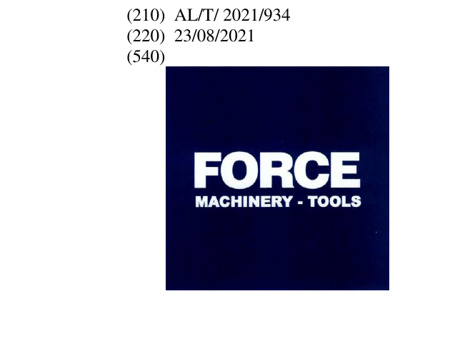 Zëri i markës MACHINERY - TOOLS në buletin