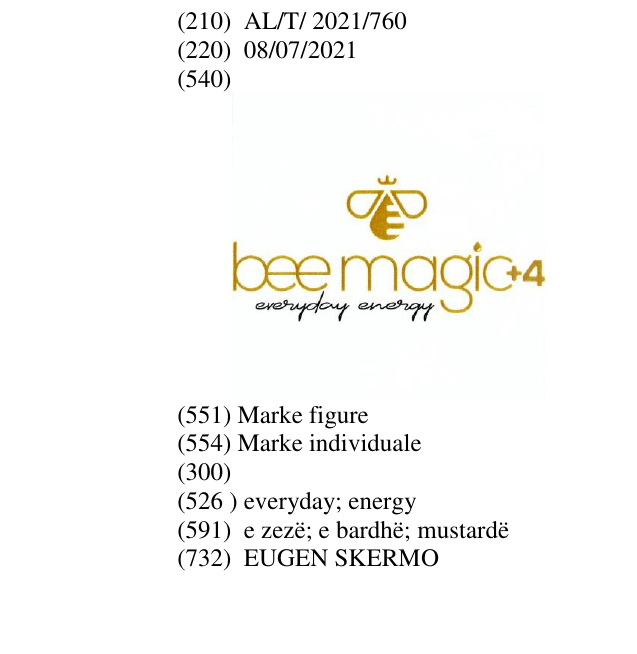 Zëri i markës everyday; energy në buletin