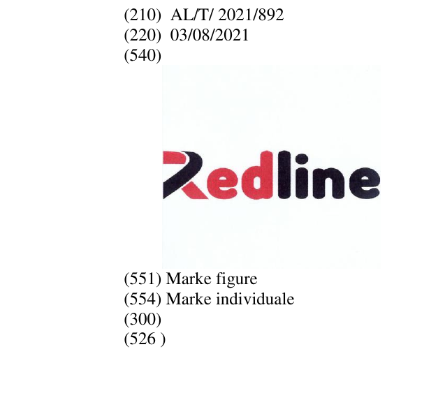 Zëri i markës Redline në buletin