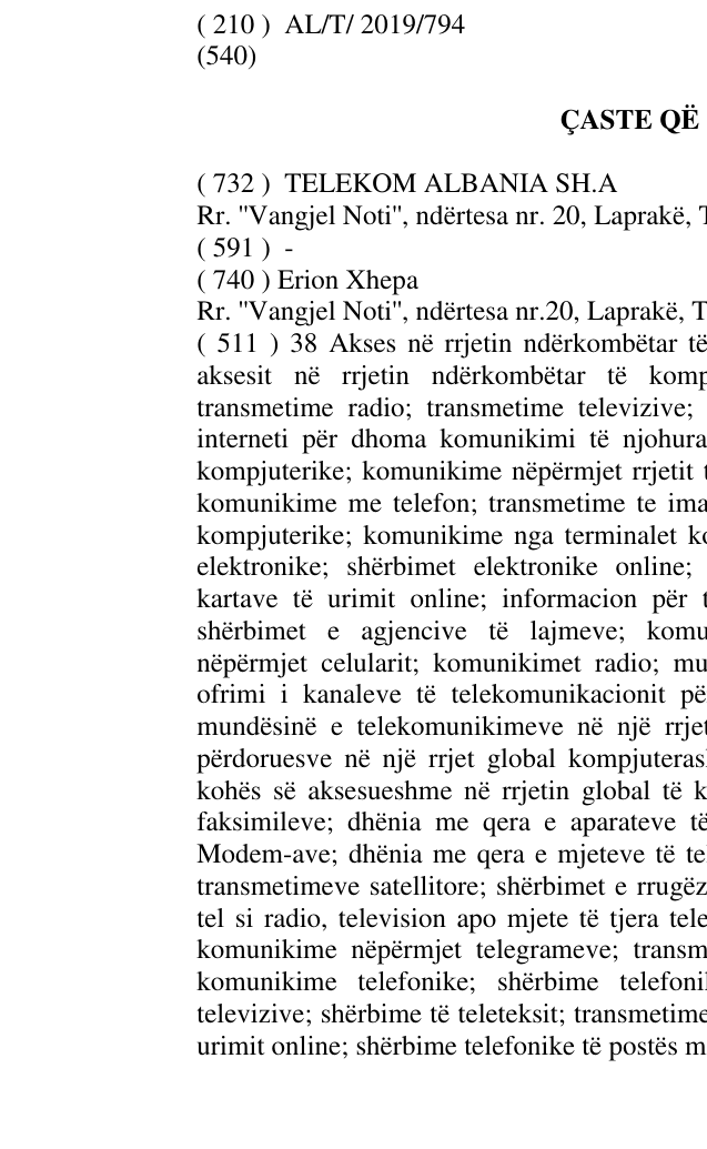 Zëri i markës ÇASTE QË NA LIDHIN në buletin