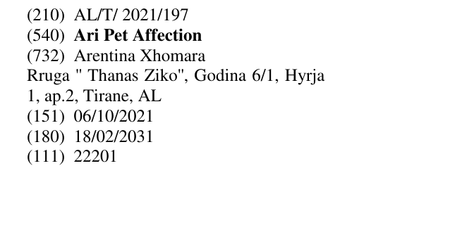 Zëri i markës Ari Pet Affection në buletin