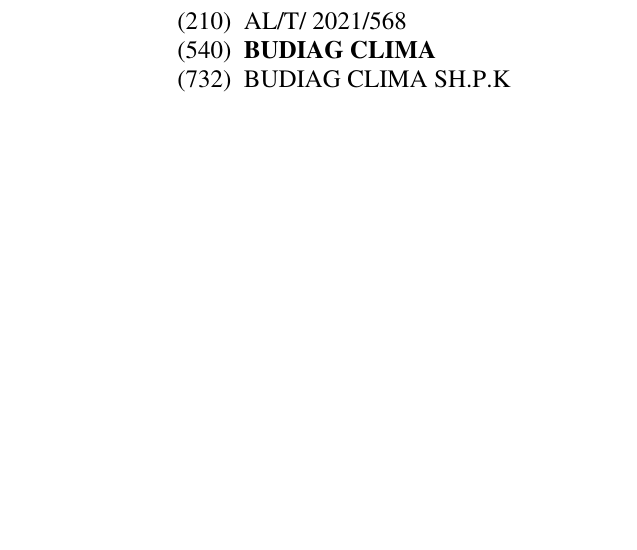 Zëri i markës BUDIAG CLIMA në buletin