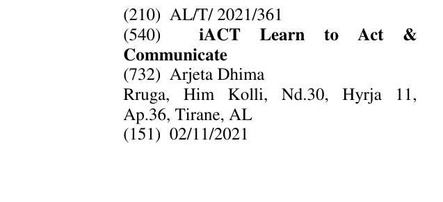Zëri i markës iACT Learn to Act & Communicate në buletin