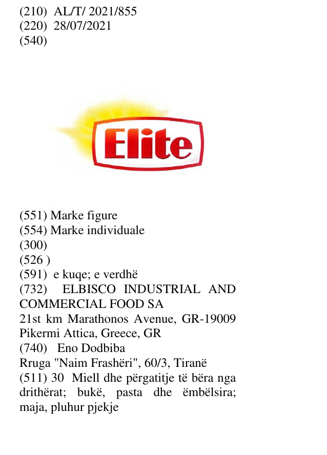 Zëri i markës elite në buletin