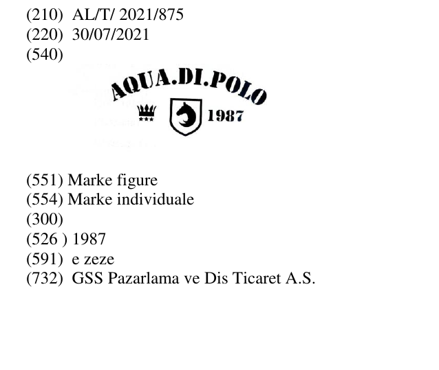 Zëri i markës 1987 në buletin