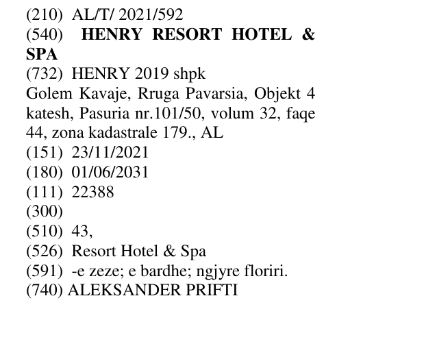 Zëri i markës HENRY RESORT HOTEL & SPA në buletin
