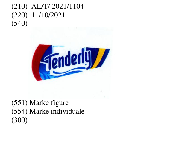 Zëri i markës Tenderly në buletin