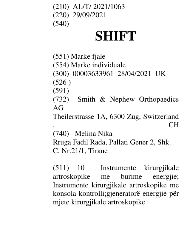 Zëri i markës SHIFT në buletin
