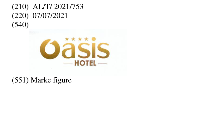 Zëri i markës 4 yjet; hotel në buletin