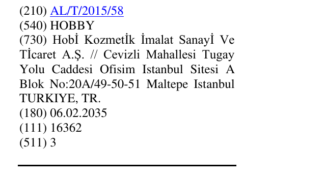 Zëri i markës HOBBY në buletin