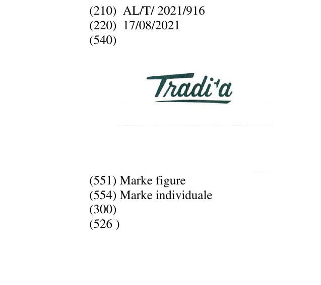 Zëri i markës Tradi'a në buletin