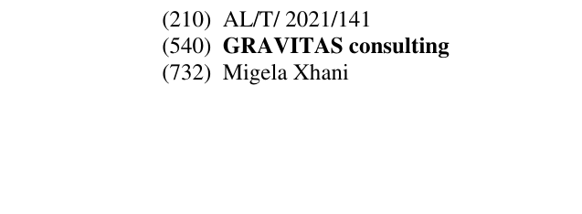 Zëri i markës GRAVITAS consulting në buletin