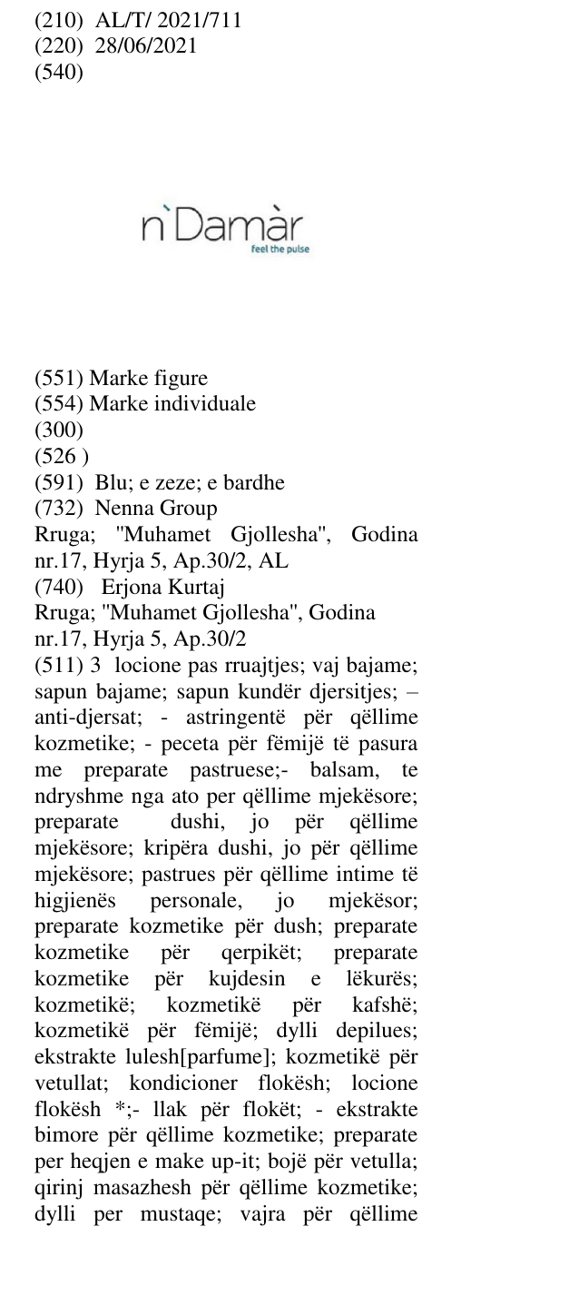 Zëri i markës n'Damàr feel the pulse në buletin