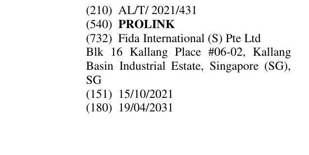 Zëri i markës PROLINK në buletin