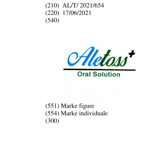 Zëri i markës + Oral Solution në buletin