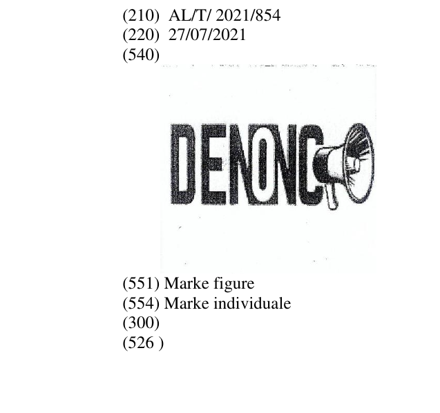 Zëri i markës DENONCO në buletin