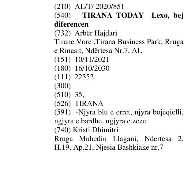 Zëri i markës TIRANA TODAY Lexo, bej diferencen në buletin
