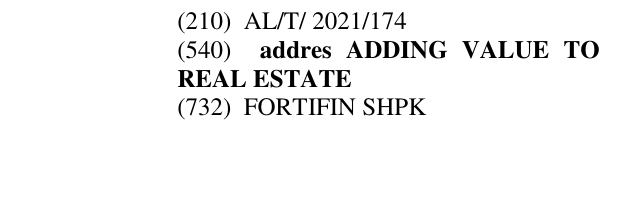 Zëri i markës addres ADDING VALUE TO REAL ESTATE në buletin