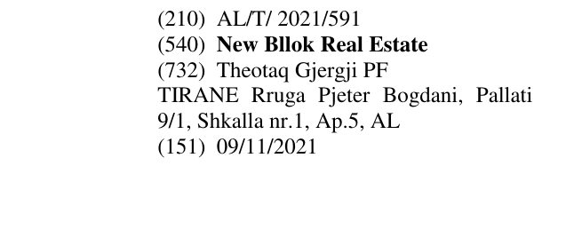 Zëri i markës New Bllok Real Estate në buletin