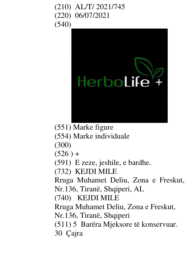 Zëri i markës + në buletin