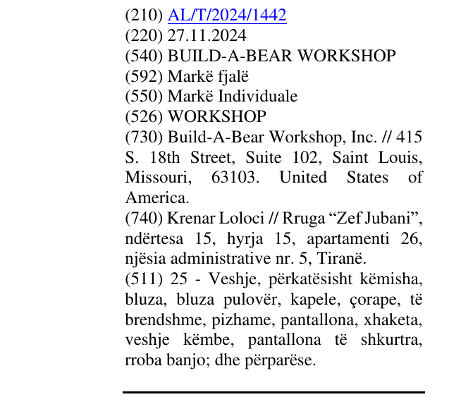 Zëri i markës BUILD-A-BEAR WORKSHOP në buletin