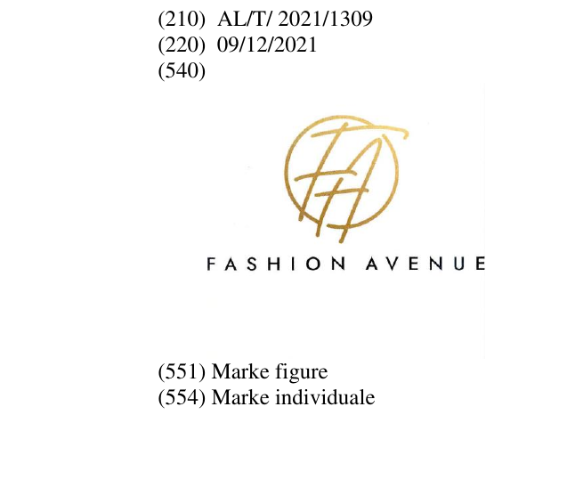 Zëri i markës FASHION AVENUE në buletin