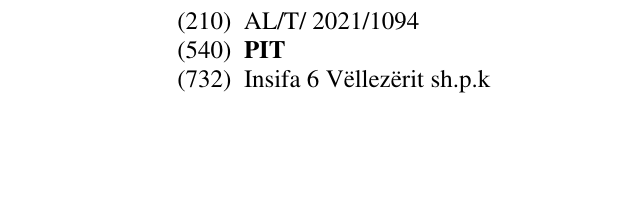 Zëri i markës PIT në buletin