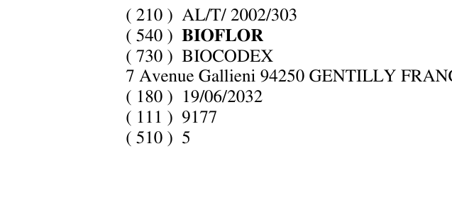 Zëri i markës BIOFLOR në buletin