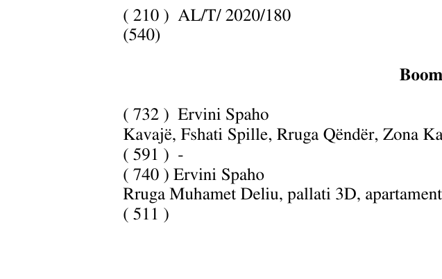 Zëri i markës Boomerang në buletin