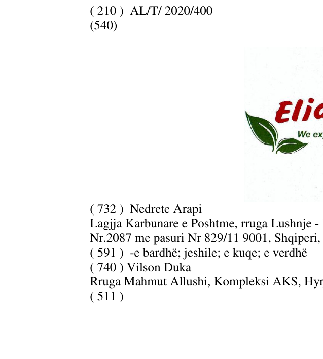 Zëri i markës Elian export We export with heart në buletin