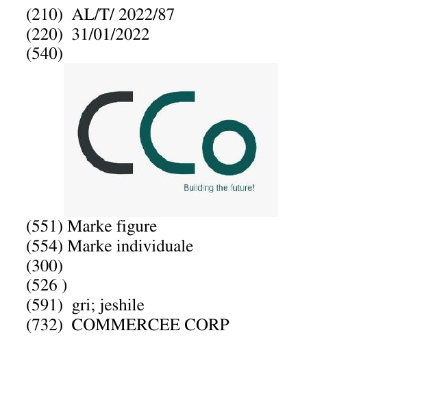 Zëri i markës CCo në buletin