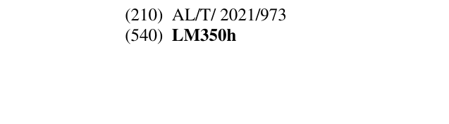 Zëri i markës LM350h në buletin