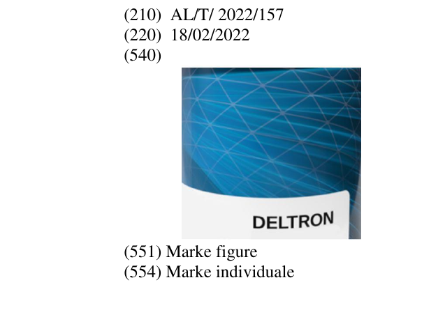 Zëri i markës DELTRON në buletin