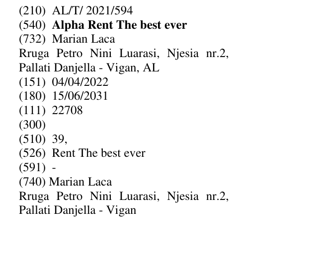 Zëri i markës Alpha Rent The best ever në buletin