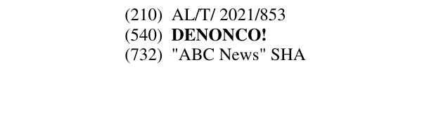 Zëri i markës DENONCO! në buletin