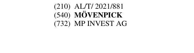 Zëri i markës MÖVENPICK në buletin