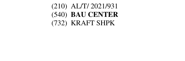 Zëri i markës BAU CENTER në buletin
