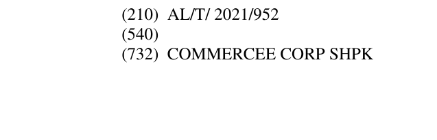 Zëri i markës AL/T/2021/952 në buletin