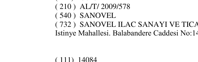 Zëri i markës SANOVEL në buletin