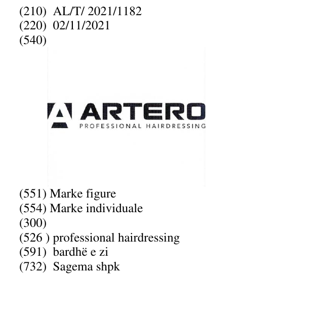 Zëri i markës professional hairdressing në buletin