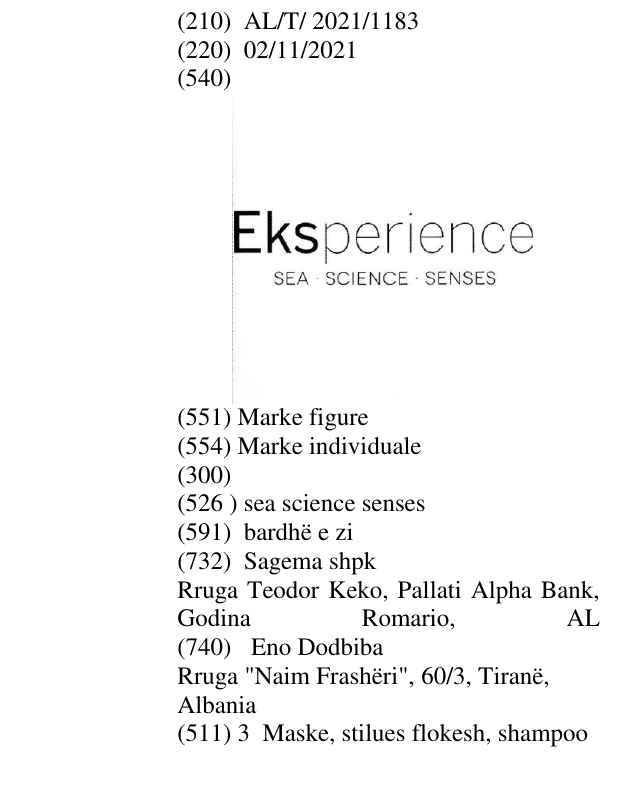 Zëri i markës sea science senses në buletin